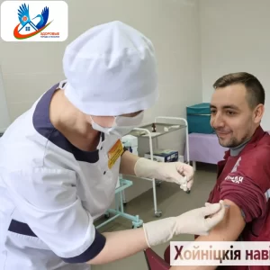 Медики Хойникской ЦРБ присоединились к вакцинации против гриппа