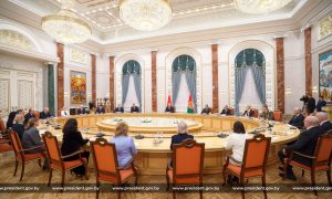 Президент Беларуси Александр Лукашенко 22 января вручил дипломы доктора наук и аттестаты профессора научным и научно-педагогическим работникам